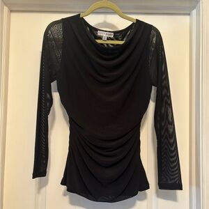 NWOT Everyday Jones by Madeline Jones
Black and sheer dress top